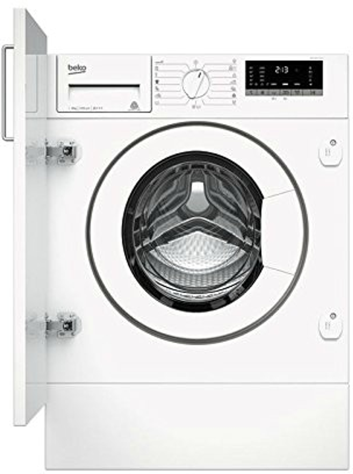 Lavadora carga frontal - WITV 8612 XW0 BEKO, 8 kg, Blanco