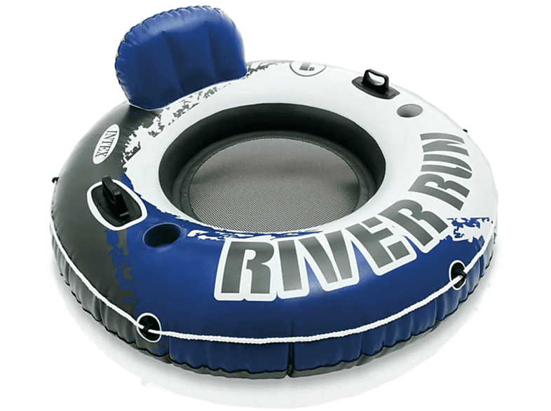 INTEX Schwimmring River Run 1 mit Rückenlehne + Getränkehalter Schwimmring, mehrfarbig