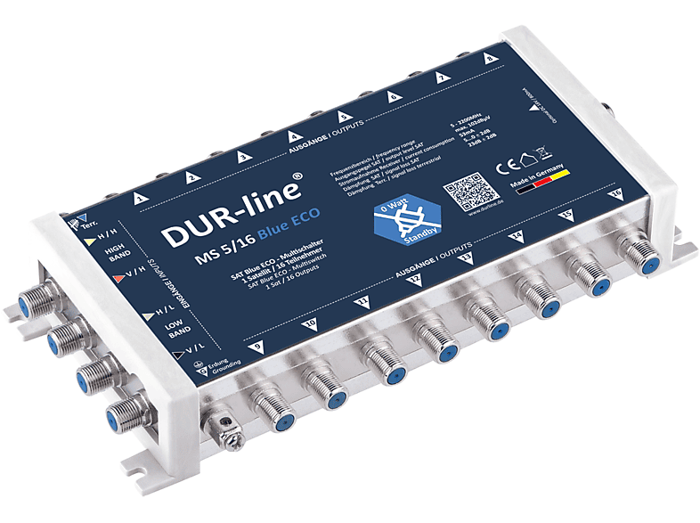 DUR-LINE MS 5/16 blue Multischalter eco