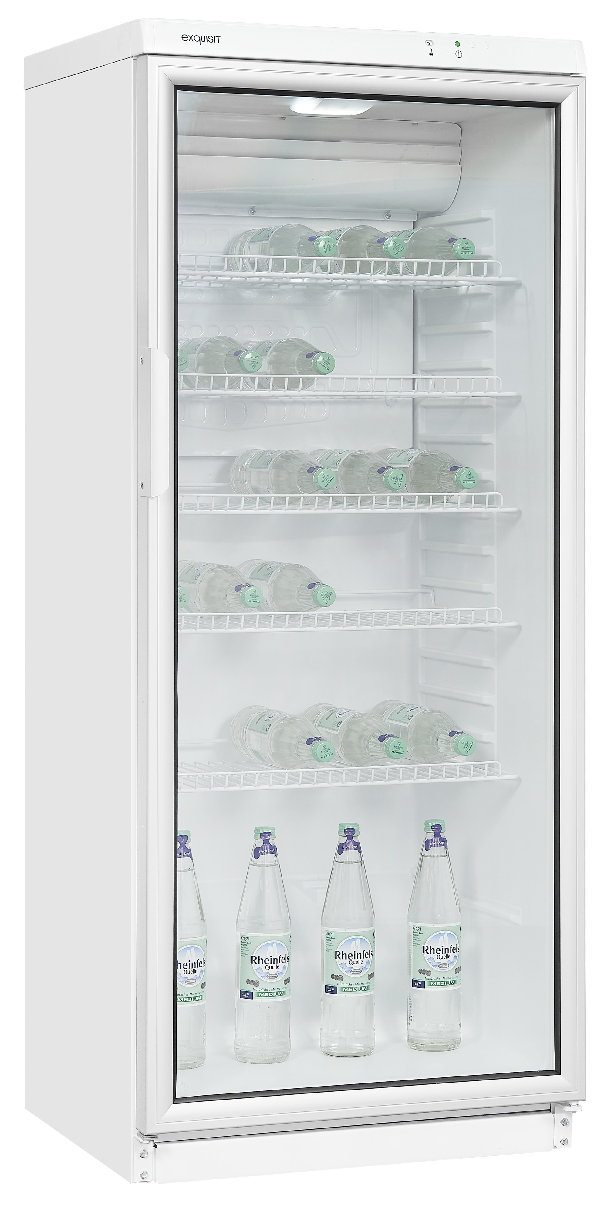 Getränkekühlschrank, GKS290-GT-280E Weiß weiss EXQUISIT