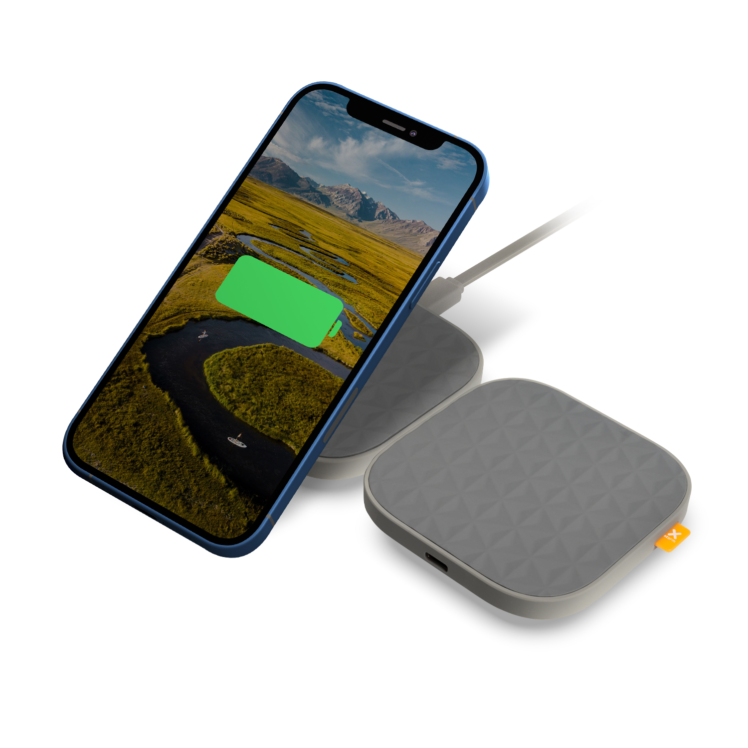 XTORM Wireless Series Kabelloses Ladegerät Apple, Grau, Android, Grey