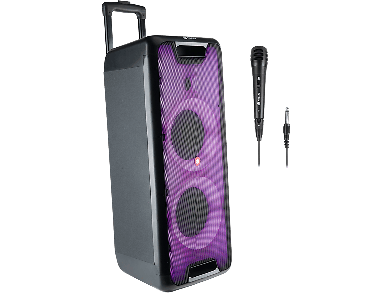 NGS WILDRAVE2 Tragbarer Lautsprecher Schwarz Speaker