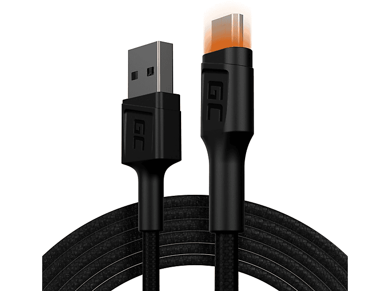 - (PC), GREEN microUSB-Kabel Zubehör CELL m Adapter schwarz Kabel 2 und USB-A