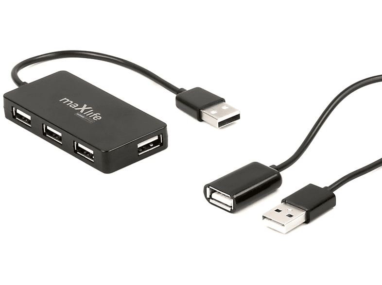 COFI Schwarz USB 2.0, Hub, USB