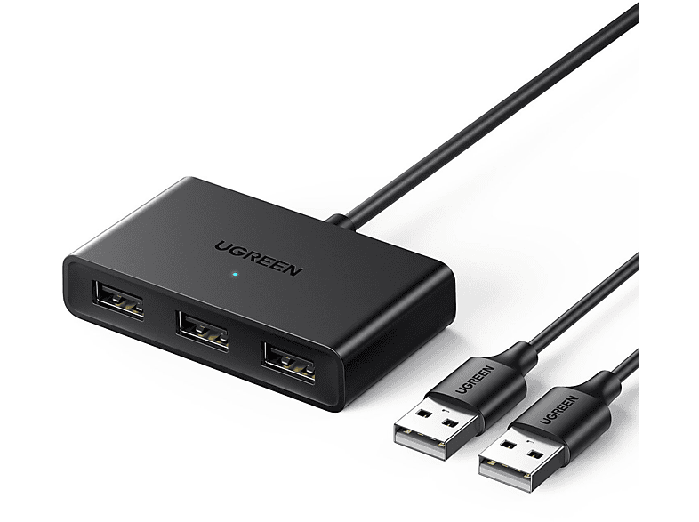 UGREEN Switch Adapter Schaltbox, Hub, USB Schwarz