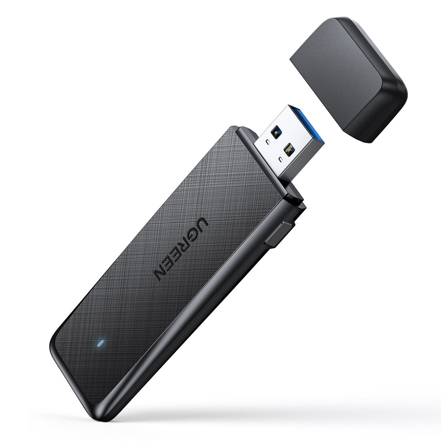 UGREEN AC1300 USB 3.0 1300Mbps 2.4/5Ghz Wi-Fi Kablosuz Alıcı  50340 Ağ Adaptörü Siyah