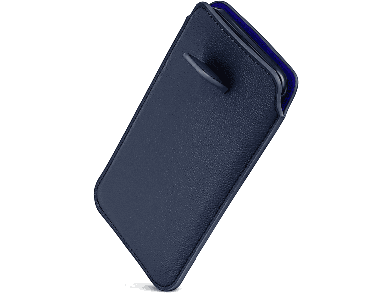 Galaxy ONEFLOW J3 Samsung, Full Dunkelblau Einsteckhülle Cover, mit Zuglasche, (2016),