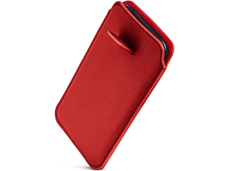 ONEFLOW Einsteckhülle mit Galaxy Dunkelrot Zuglasche, Full J3 (2016), Samsung, Cover