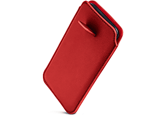 ONEFLOW Einsteckhülle mit Zuglasche, Full Cover, Samsung, Galaxy A7 (2015), Dunkelrot