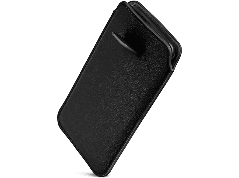 Einsteckhülle Plus, Edge Cover, ONEFLOW Motorola, Schwarz Full mit Zuglasche,