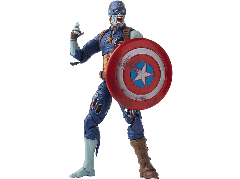 HASBRO Marvel Legends Avengers Disney Plus 15 cm Action Figur: Zombie Captain America (What If...?) Actionfigur