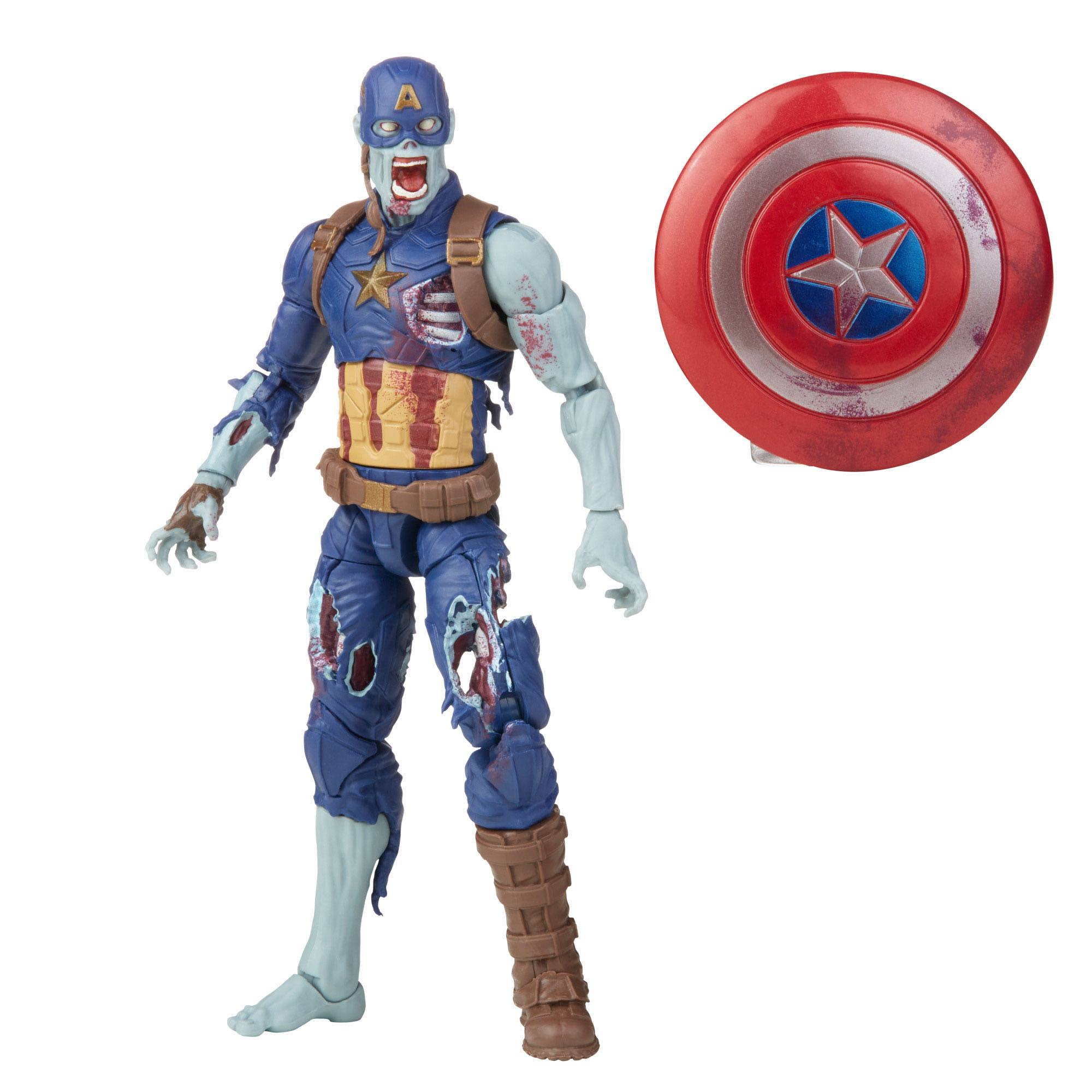 Disney 15 If...?) Zombie Captain Figur: Avengers Actionfigur cm Marvel Plus Action (What Legends America HASBRO