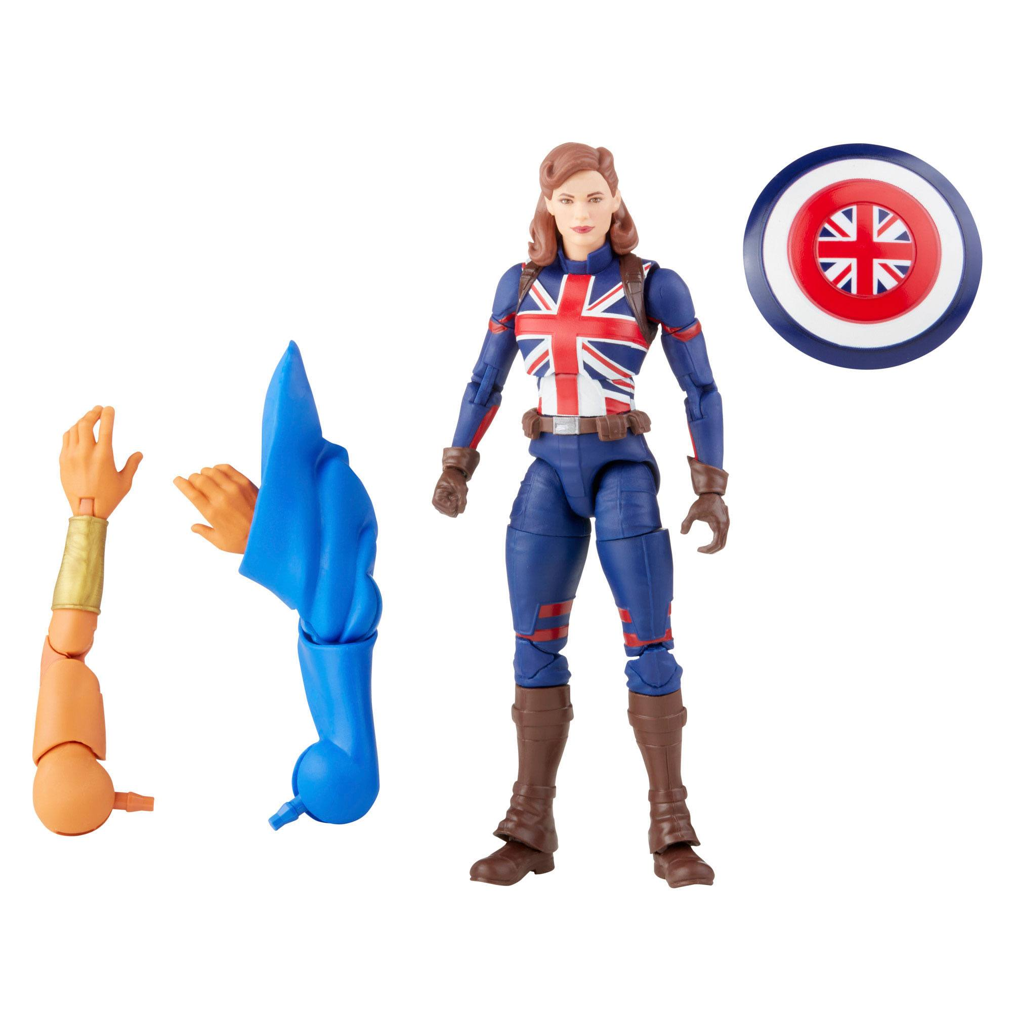 HASBRO Marvel Legends Avengers Disney Actionfigur Captain 15 Carter Marvel\'s Action If...?) Figur: (What cm Plus