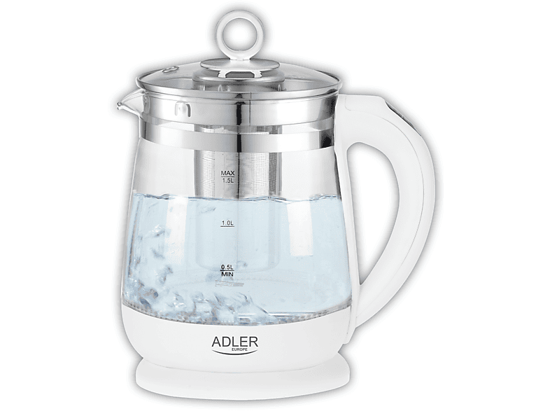ADLER AD 1299 Wasserkocher, weiß
