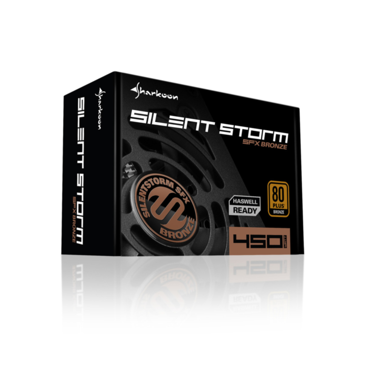 SilentStorm SFX 450 PC Netzteil SHARKOON Watt Bronze