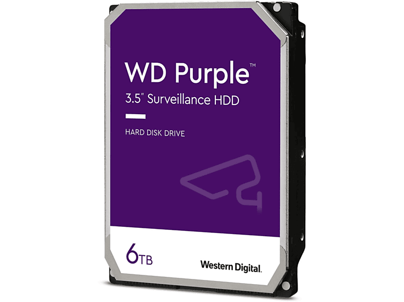 Purple DIGITAL Zoll, intern 3,5 WESTERN 6000 HDD, Surveillance, GB,