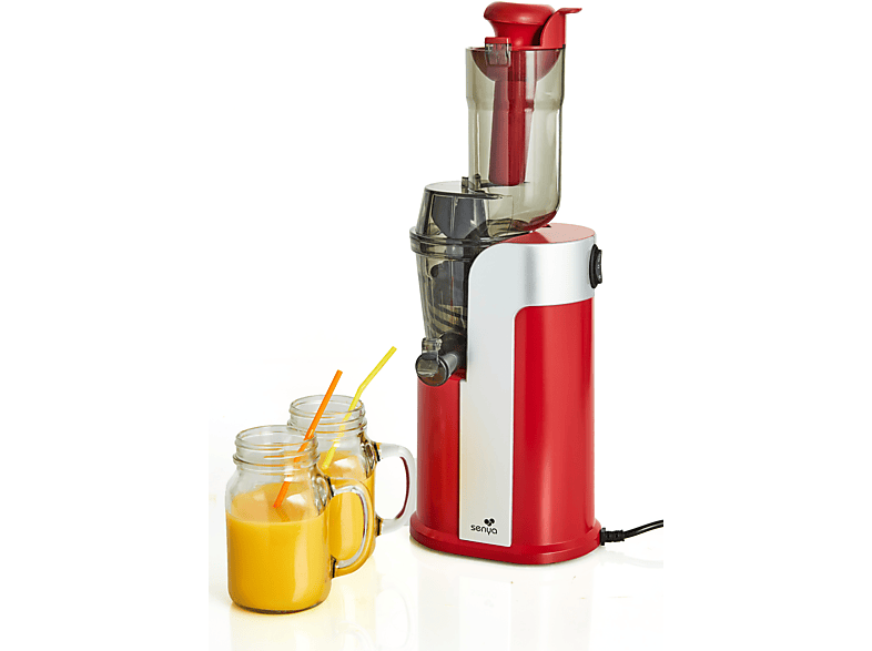 SENYA Healthy juicer Entsafter 250 Watt, Red