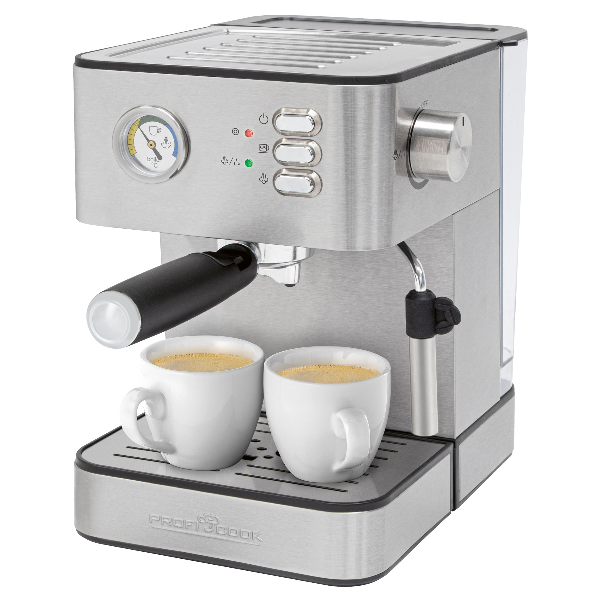 Ekspres do espresso PROFICOOK PC-ES 1209 Stal nierdzewna
