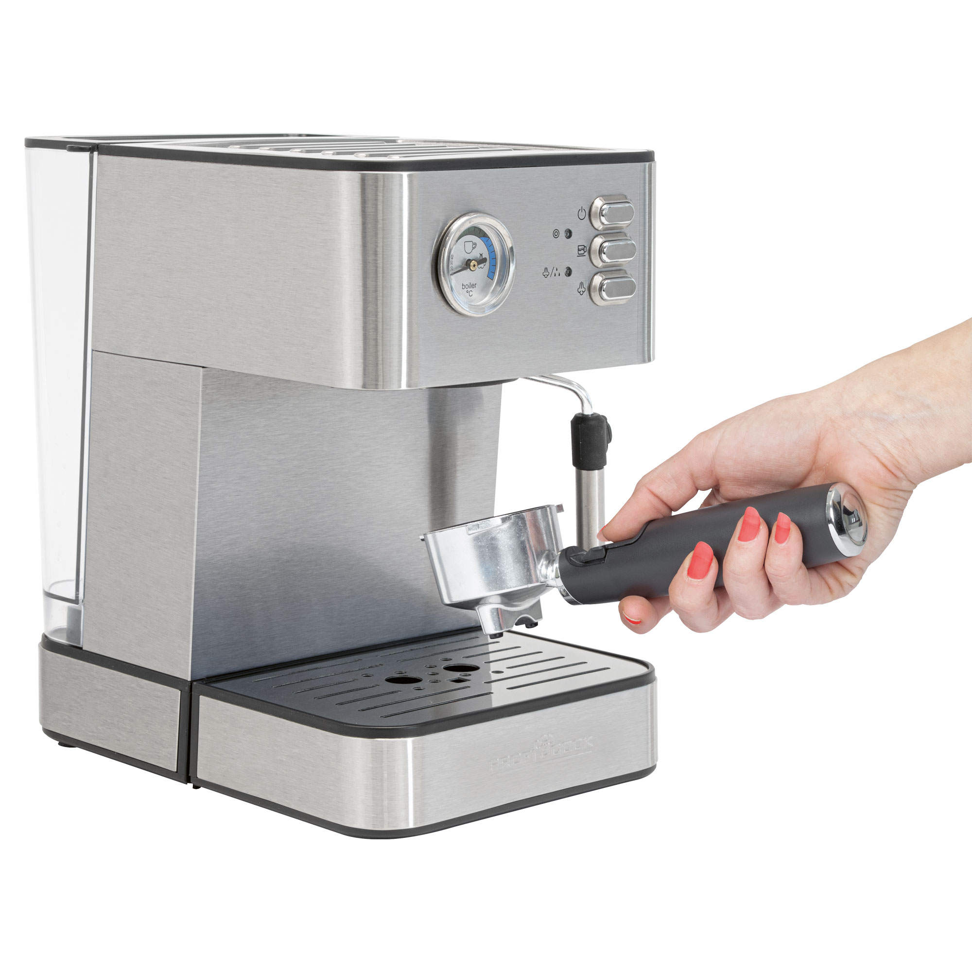 Ekspres do espresso PROFICOOK PC-ES 1209 Stal nierdzewna
