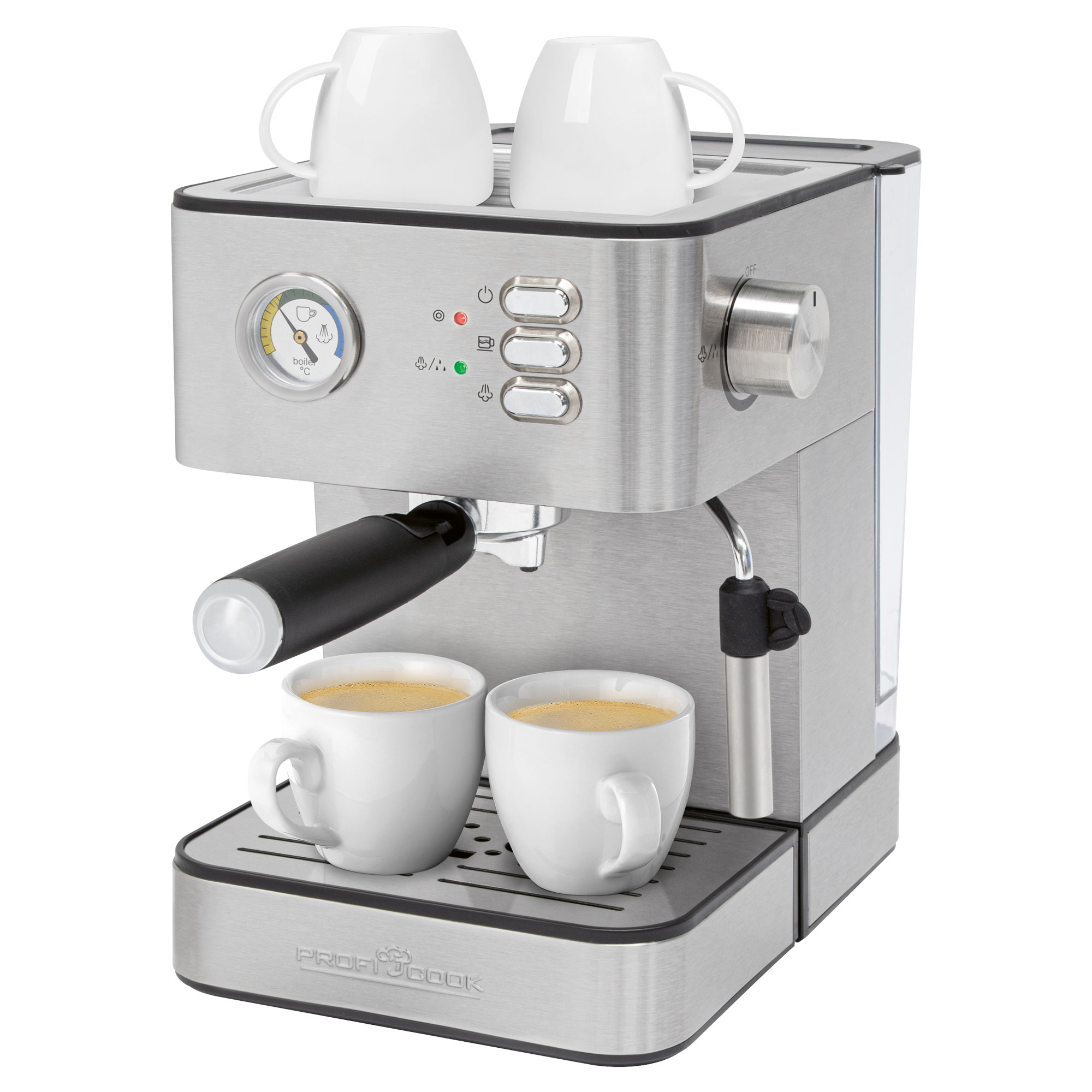 Ekspres do espresso PROFICOOK PC-ES 1209 Stal nierdzewna