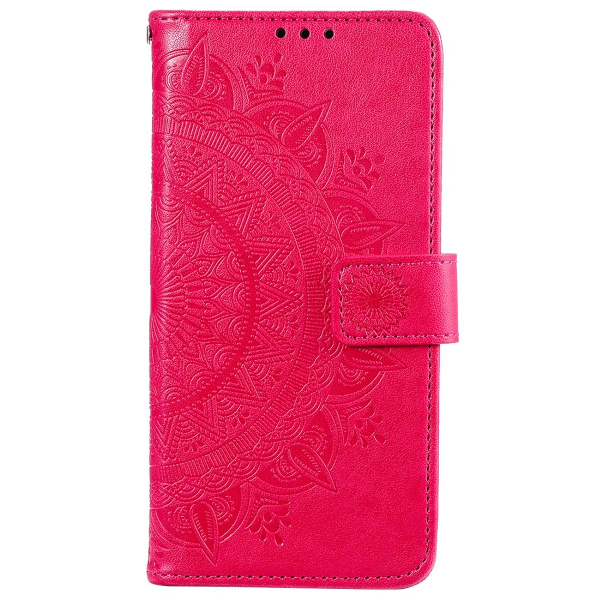 12 Xiaomi, Bookcover, COVERKINGZ Pink Pro, Mandala Muster, mit Klapphülle