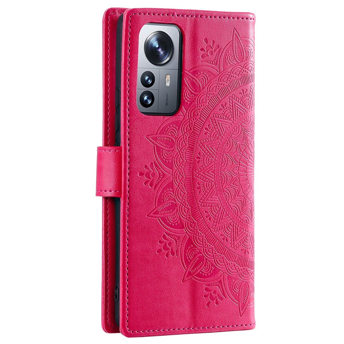 Muster, Xiaomi, Mandala Klapphülle Pro, Pink mit Bookcover, COVERKINGZ 12