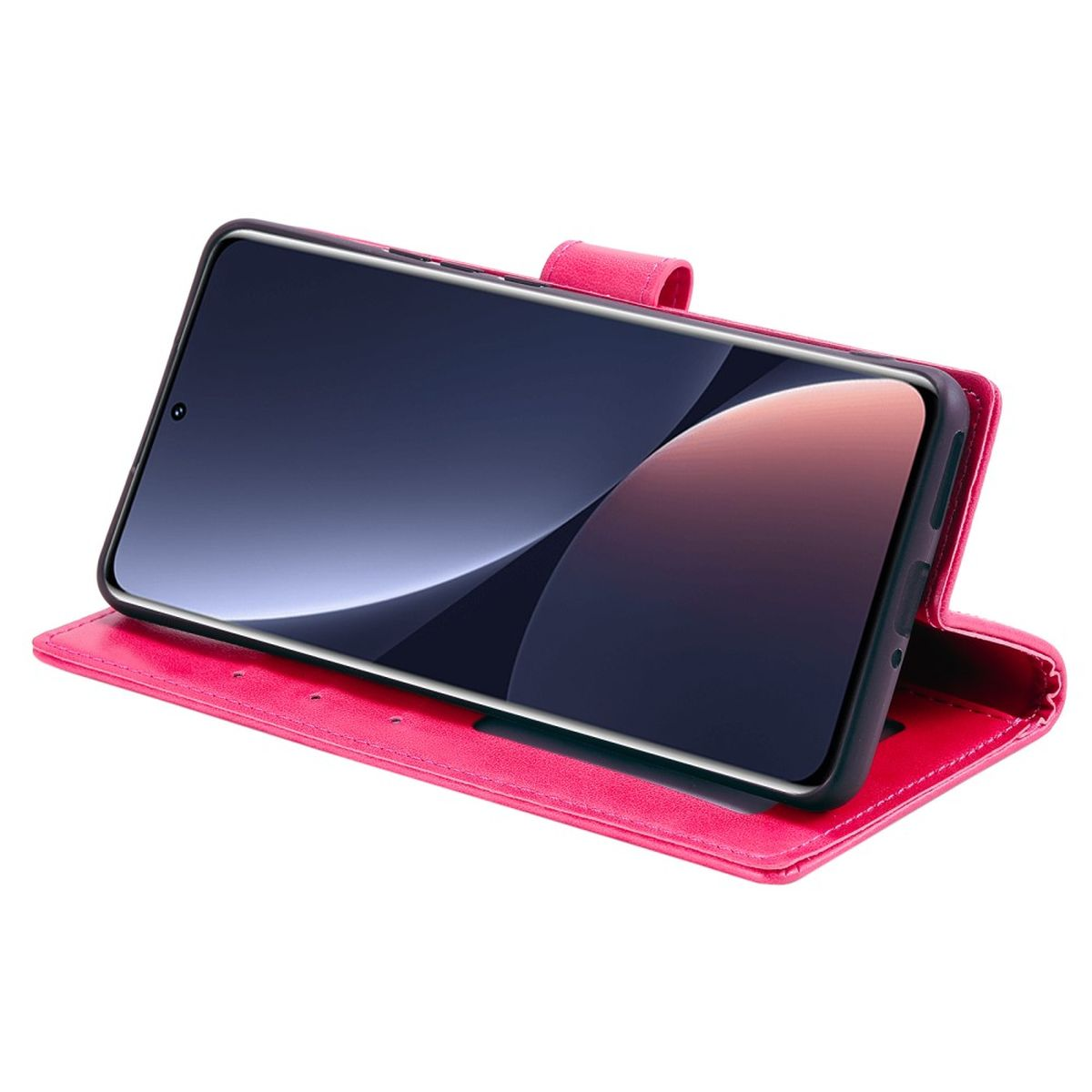 12 Xiaomi, Bookcover, COVERKINGZ Pink Pro, Mandala Muster, mit Klapphülle
