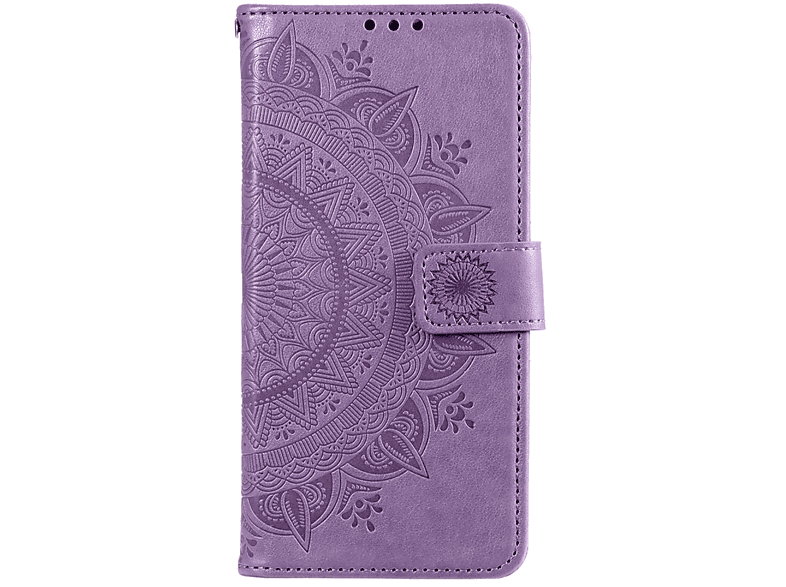 / Muster, 12 mit COVERKINGZ 12X, Lila Klapphülle Mandala Bookcover, Xiaomi,