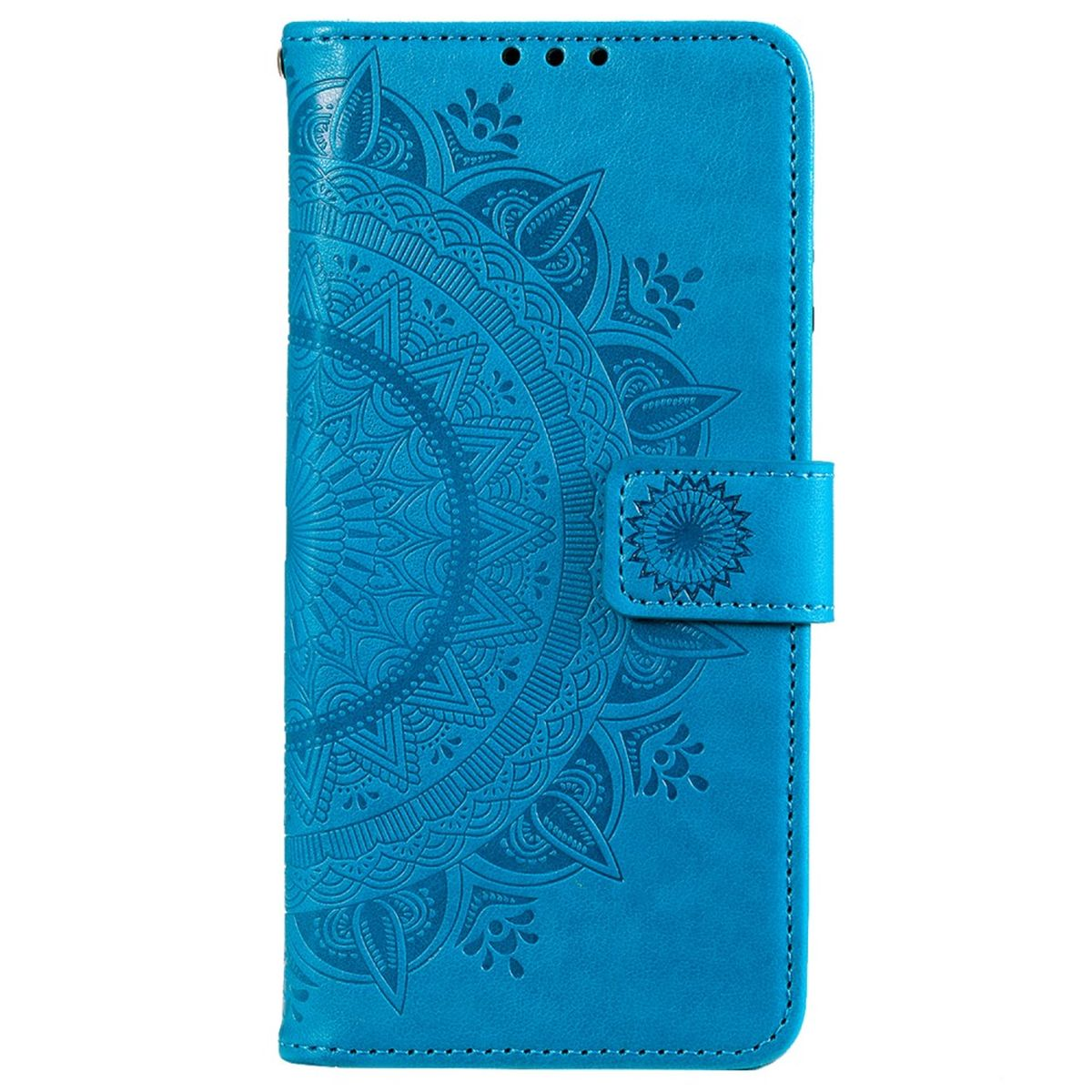 COVERKINGZ Klapphülle mit Mandala / Blau Xiaomi, 12X, Muster, 12 Bookcover