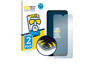 BROTECT 2x Flex matt Full-Cover 3D Cuverd Schutzfolie(für Motorola Moto G10)
