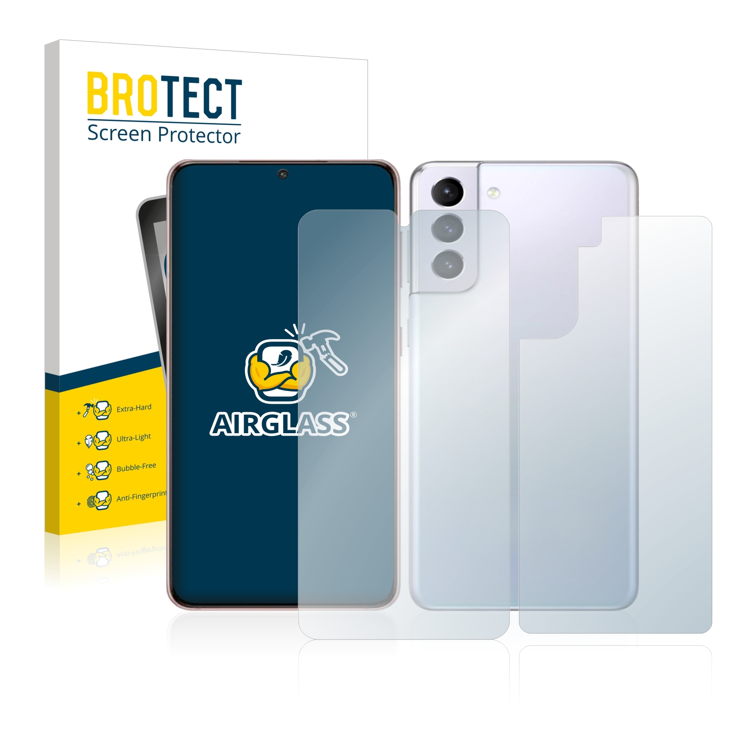 BROTECT Airglass klare Schutzfolie(für S21 Galaxy 5G) Samsung