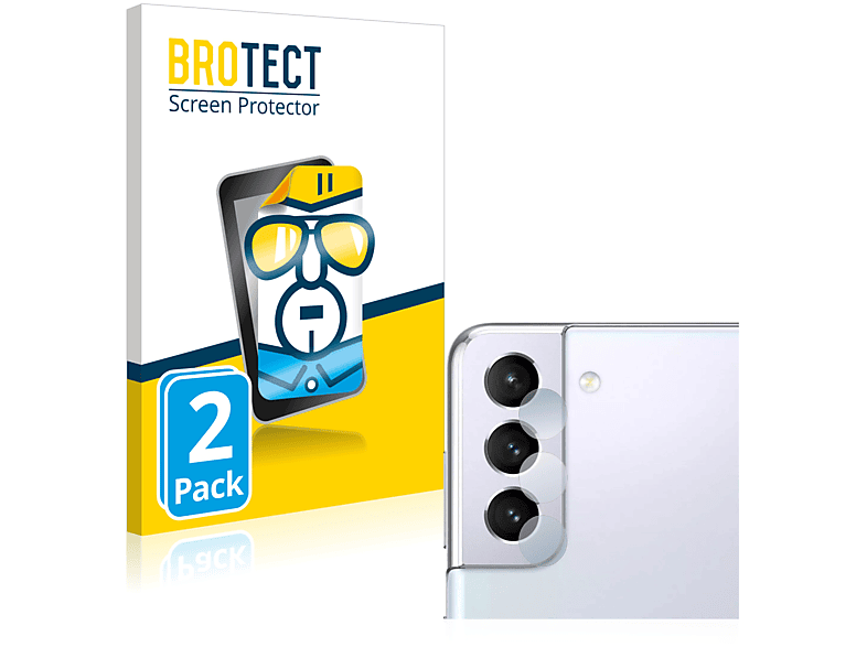 BROTECT 2x klare Schutzfolie(für 5G) Samsung S21 Galaxy
