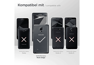 MOEX 3x Schutzfolie, matt Displayschutz(für Samsung Galaxy Note Edge)