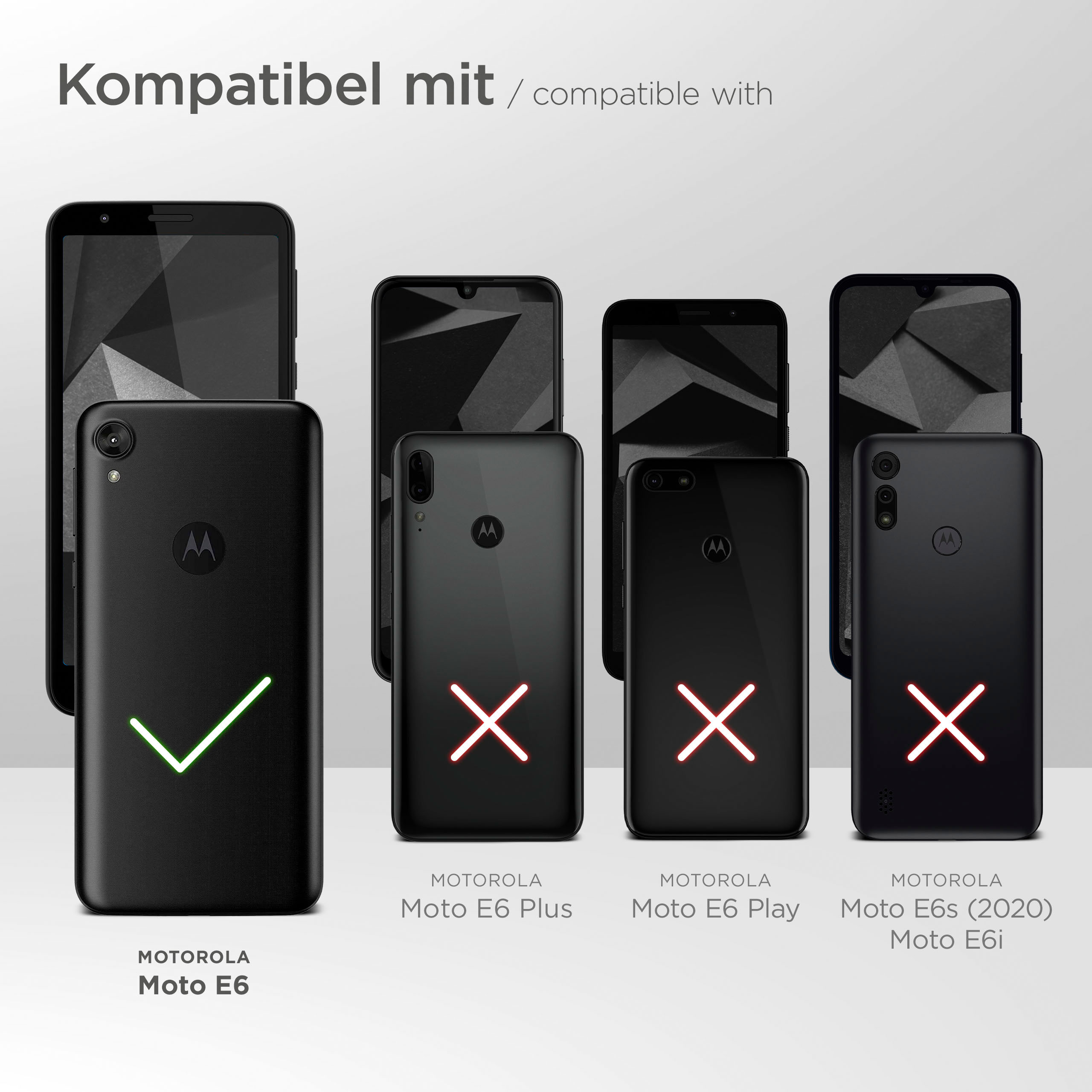 Schutzfolie, E6) Displayschutz(für Motorola matt Moto MOEX 3x