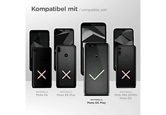 MOEX 3x Schutzfolie, klar Displayschutz(für Motorola Moto E6 Play)