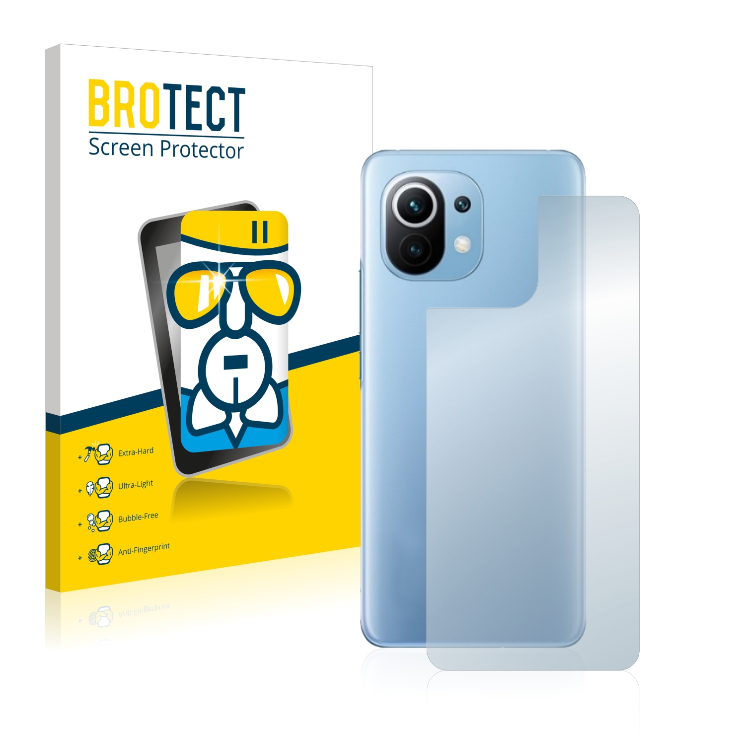 5G) Schutzfolie(für Mi Xiaomi Airglass BROTECT Lite 11 klare