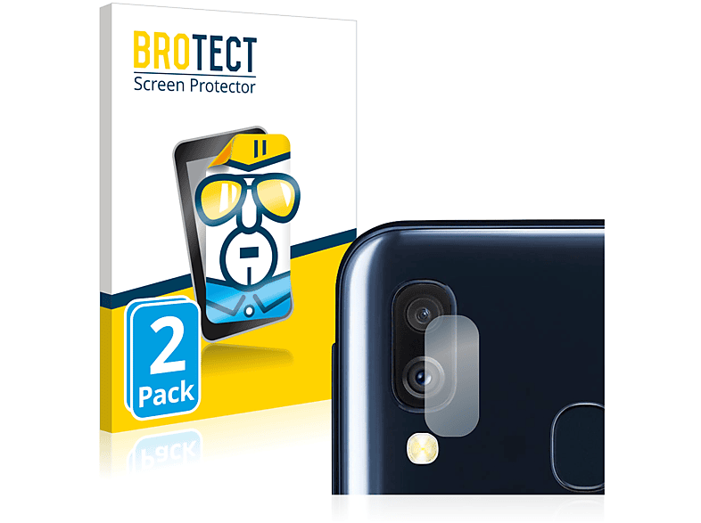 BROTECT 2x klare Schutzfolie(für A40) Samsung Galaxy