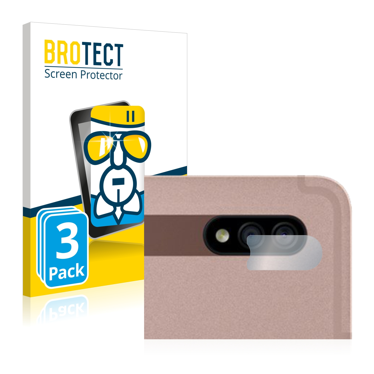 BROTECT 3x Airglass klare Samsung S7 5G Tab 2020) Plus Galaxy Schutzfolie(für