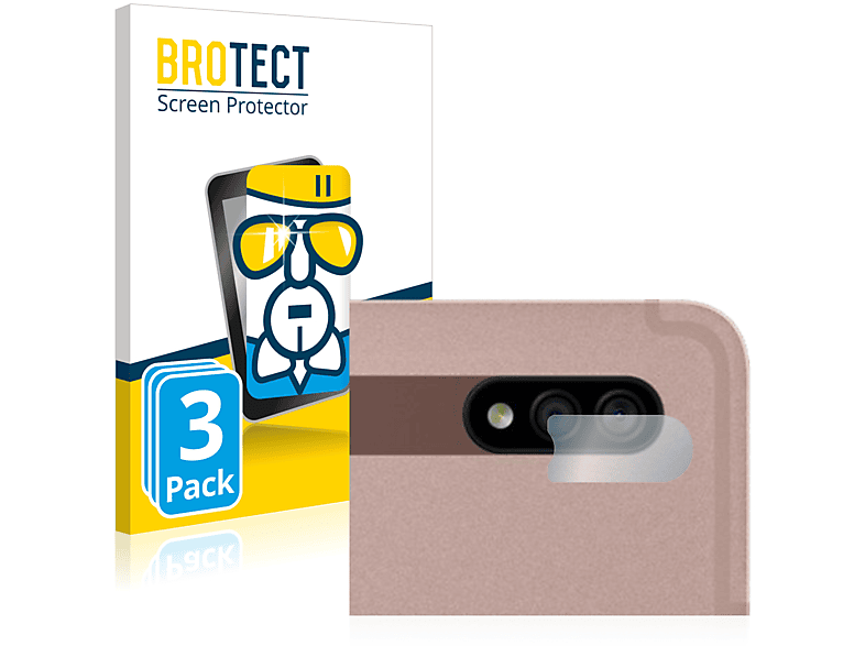 BROTECT 3x Airglass klare Schutzfolie(für Samsung Galaxy Tab S7 Plus 5G 2020)