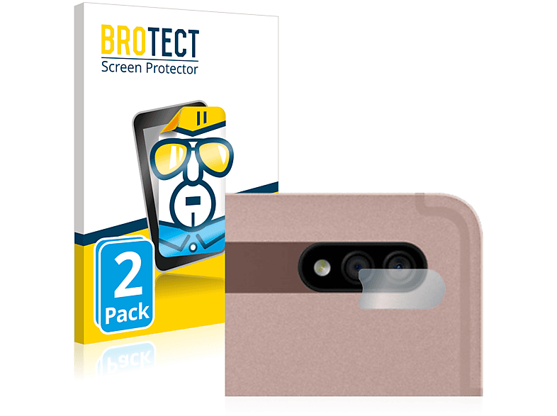 BROTECT 2x klare Schutzfolie(für Samsung Galaxy Tab S7 Plus WiFi 2020)