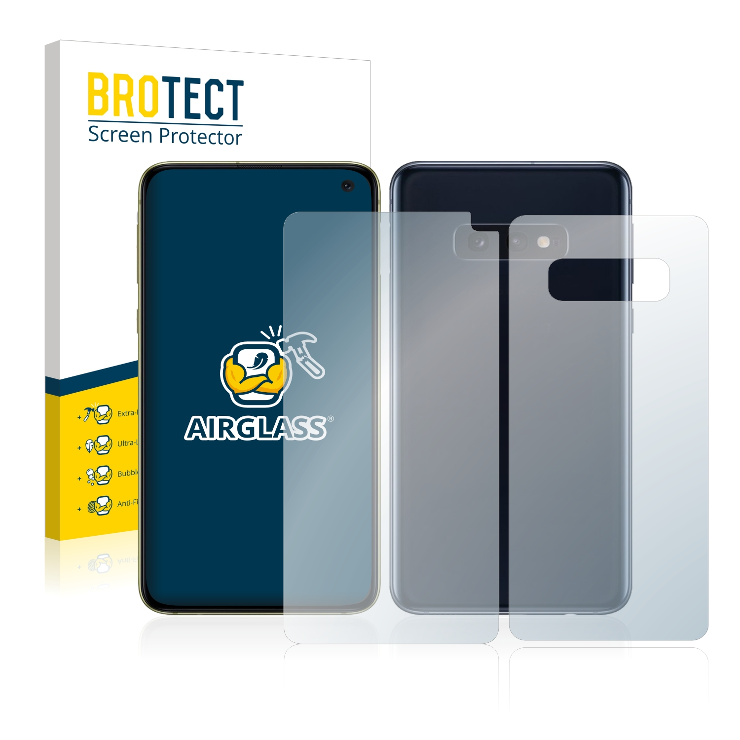 Airglass Samsung Schutzfolie(für Galaxy klare BROTECT S10e)