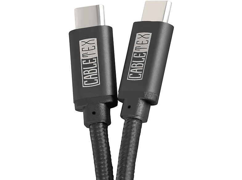 CABLETEX USB C Kabel USBKabel, Schwarz MediaMarkt