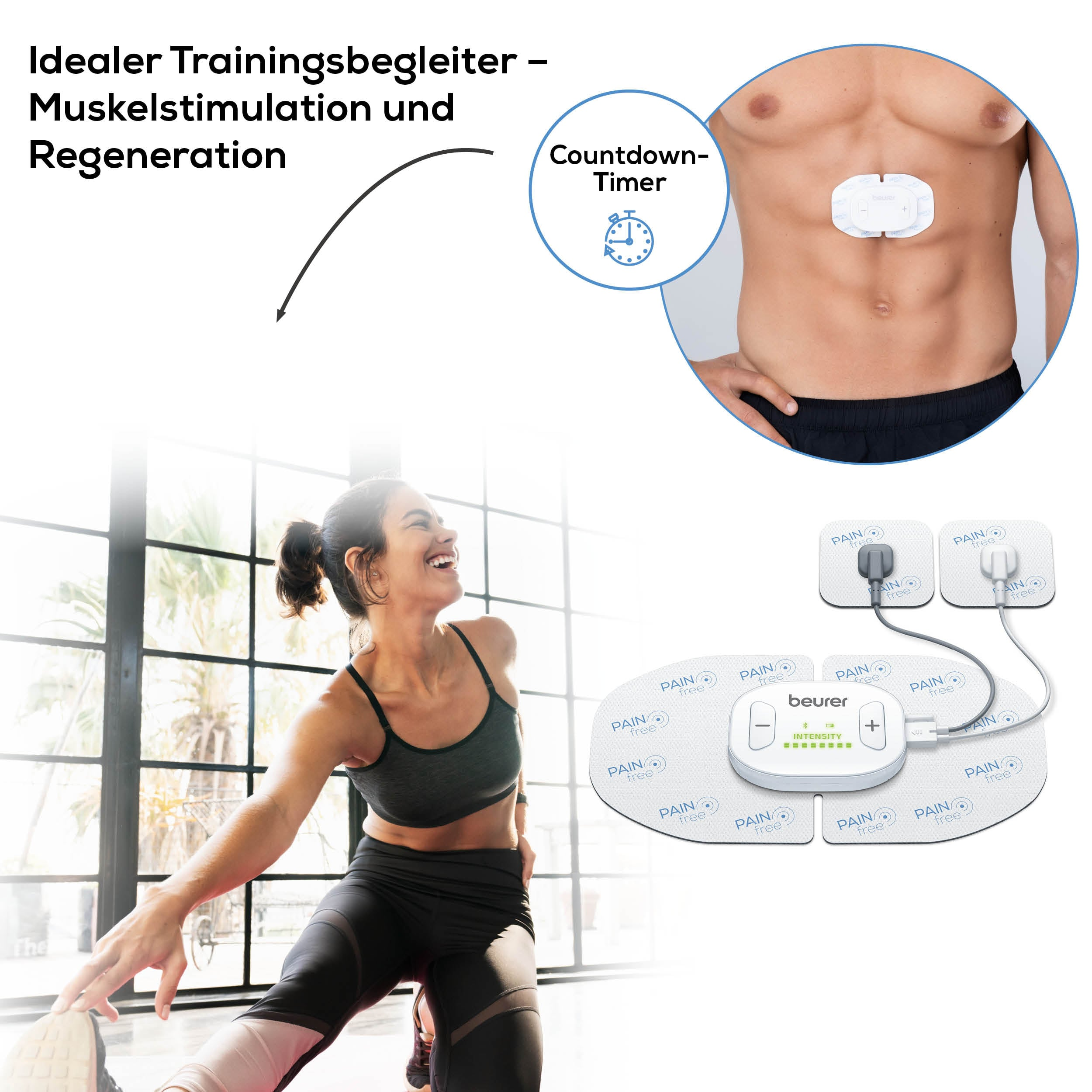 BEURER Muskelstimulation Elektrische EM Relax Menstrual 70