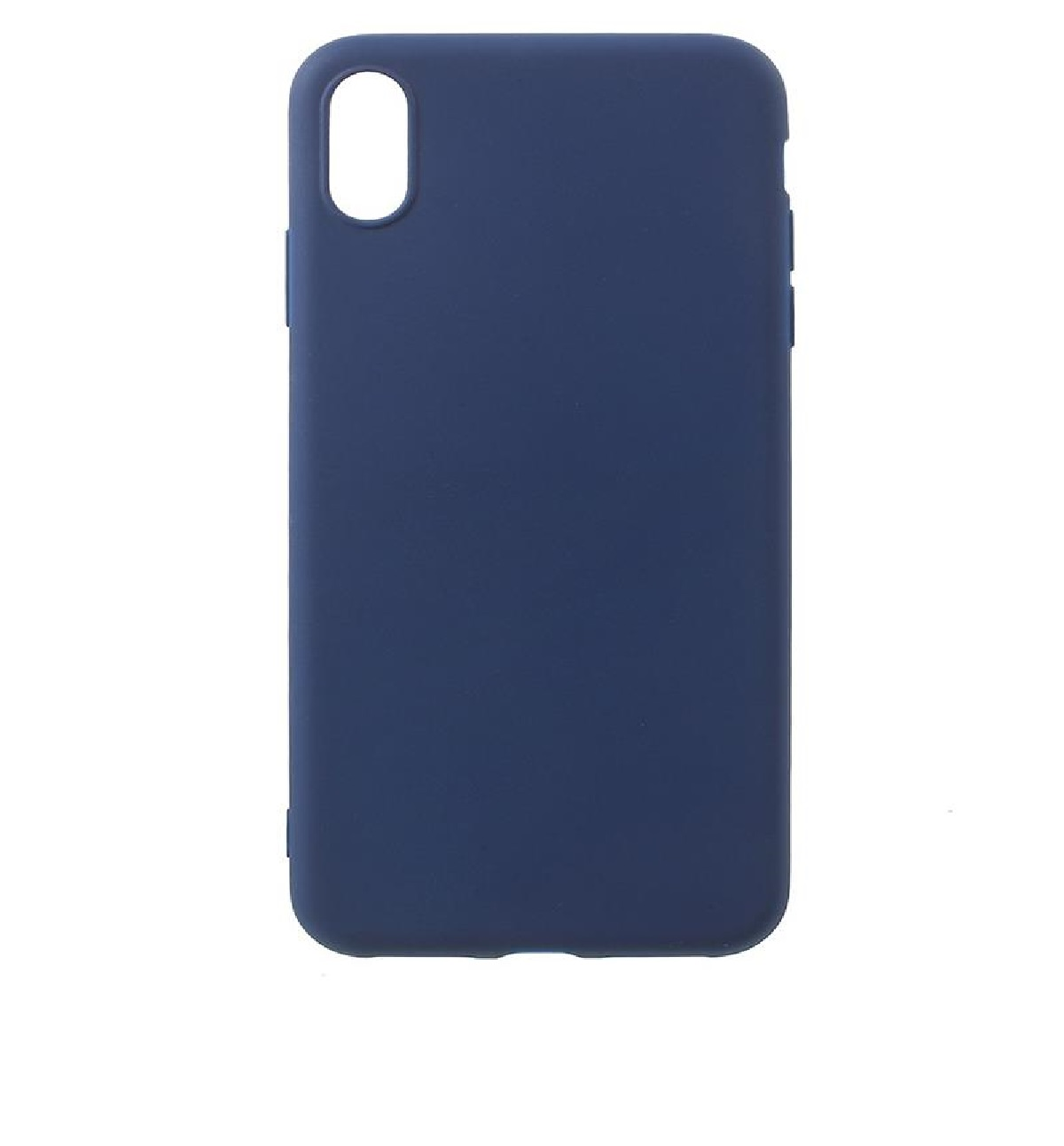 iPhone Xs Silikon, COVERKINGZ Blau Handycase Max, Apple, aus Backcover,