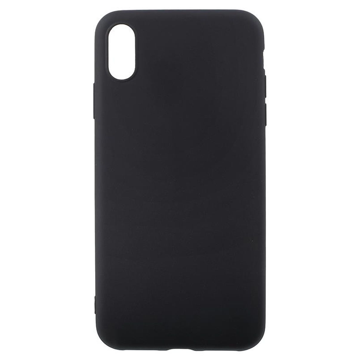 COVERKINGZ Handycase aus Silikon, iPhone Apple, Schwarz Max, Xs Backcover