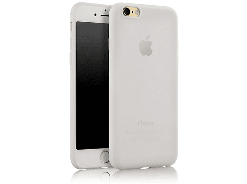 COVERKINGZ Handyhülle Case Ultra dünn, Backcover, Apple, iPhone SE 2020 / 2022, Weiß