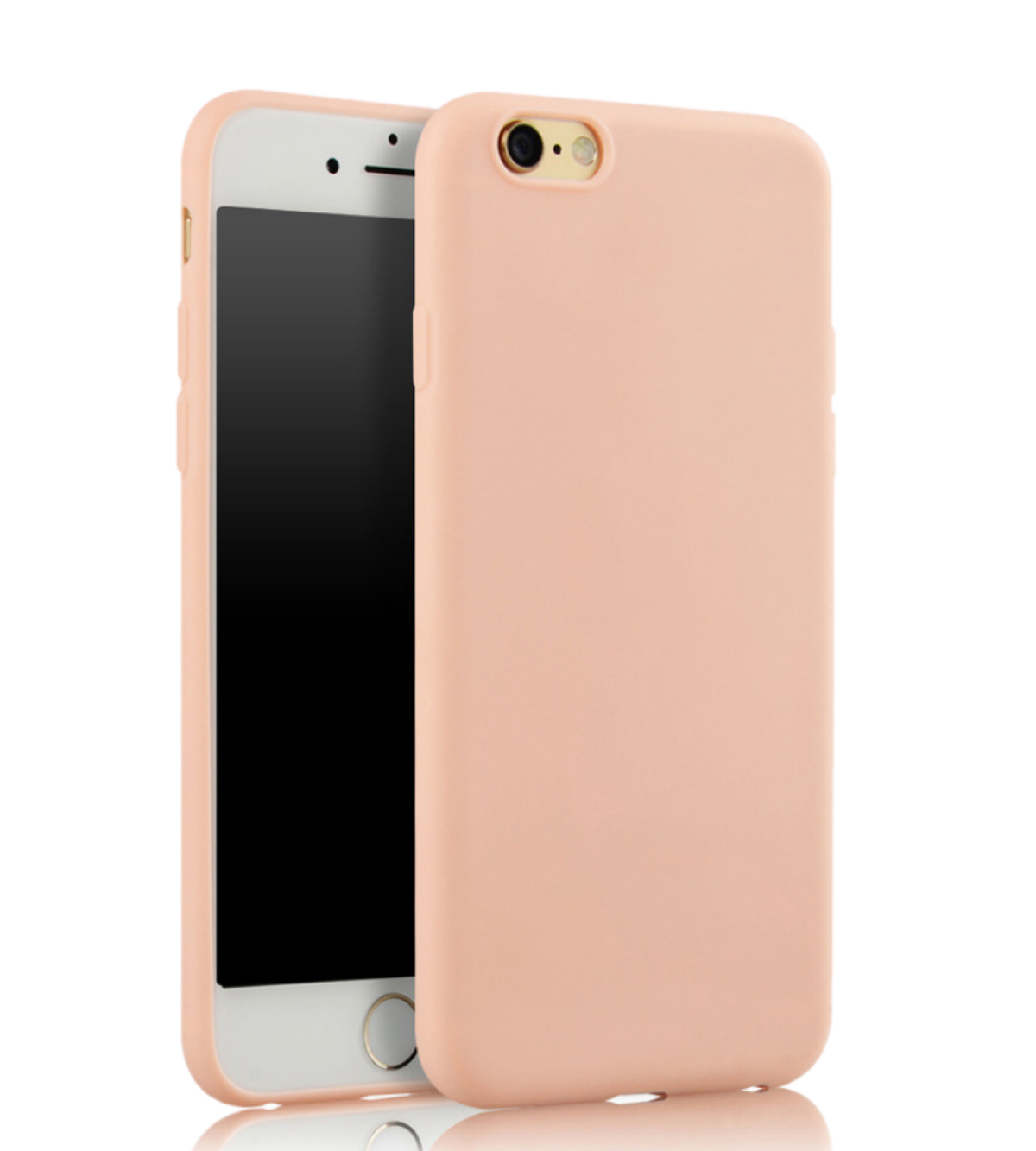 8 iPhone 7, Apple, Handycase Rosa Backcover, Silikon, aus / COVERKINGZ