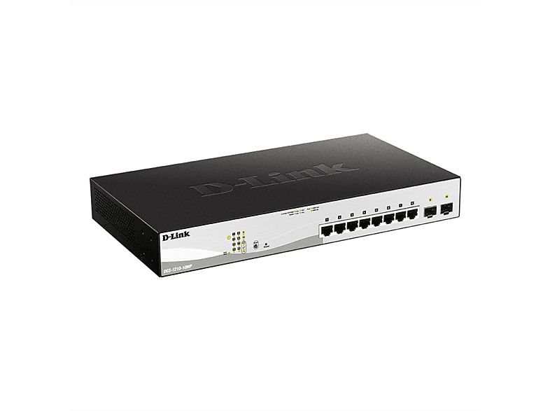 D-LINK DGS-1210-10MP 10-Port PoE+ Layer2 Smart Managed Gigabit Switch Netzwerk-Switches