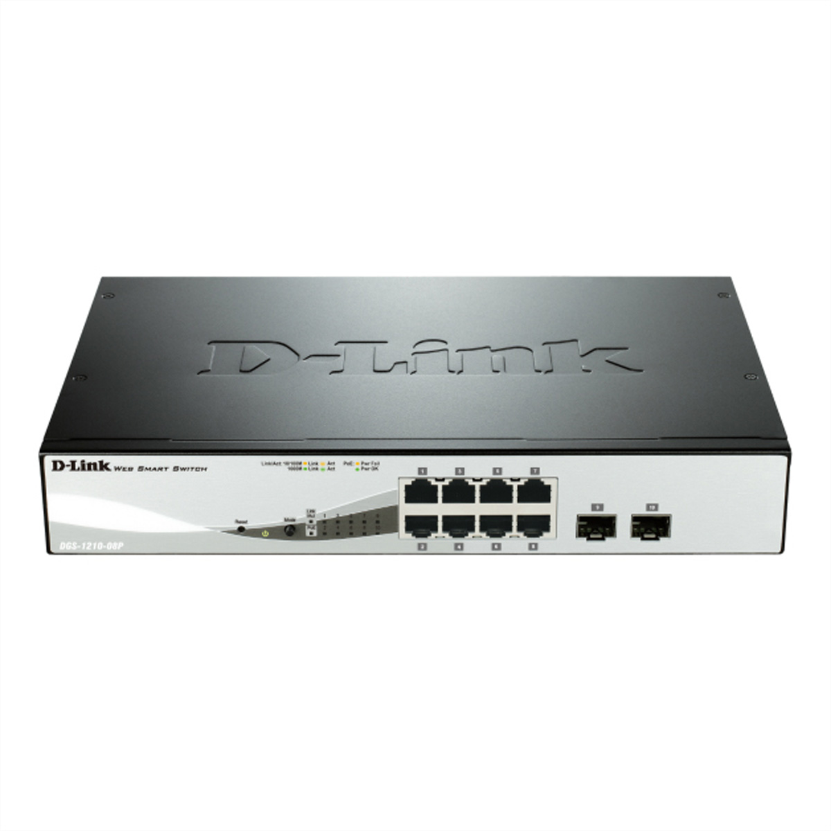 PoE D-LINK DGS-1210-08P 8-Port Ethernet Gigabit Gigabit Smart Web Switch Switch