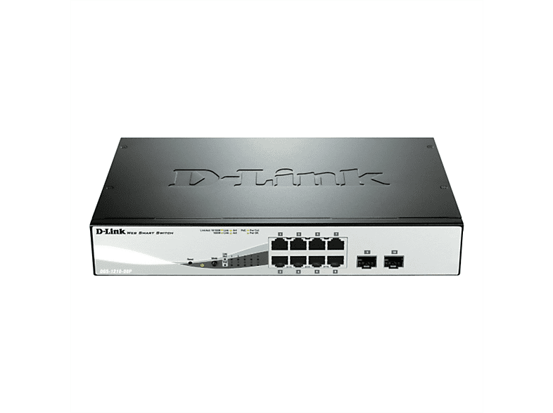 D-LINK DGS-1210-08P 8-Port Web Smart Gigabit Switch Gigabit Switch Ethernet PoE